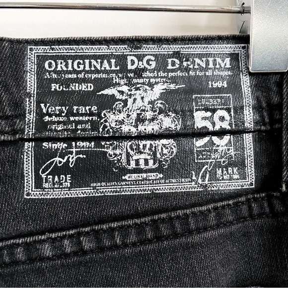 Dolce & Gabbana Audacious Distressed Skinny Jeans - Stone Washed Black, Size 31 - Picture 10 of 16